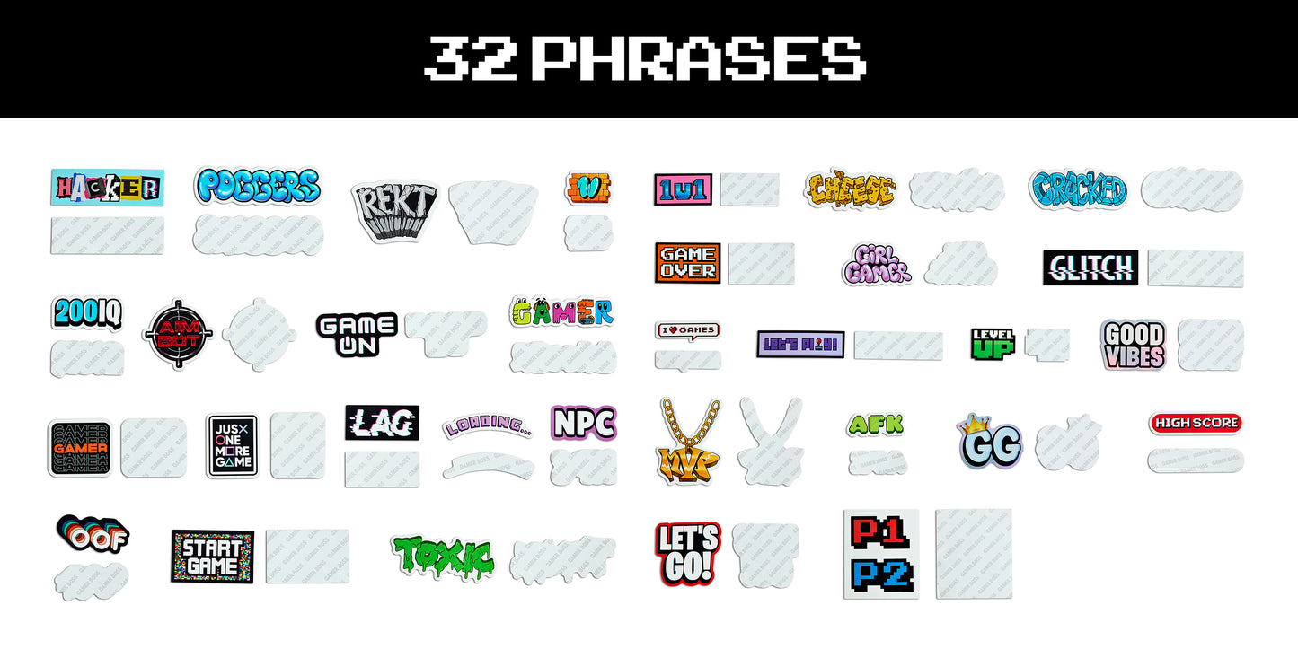 Gamer Boss Sticker Pack (64 Count)