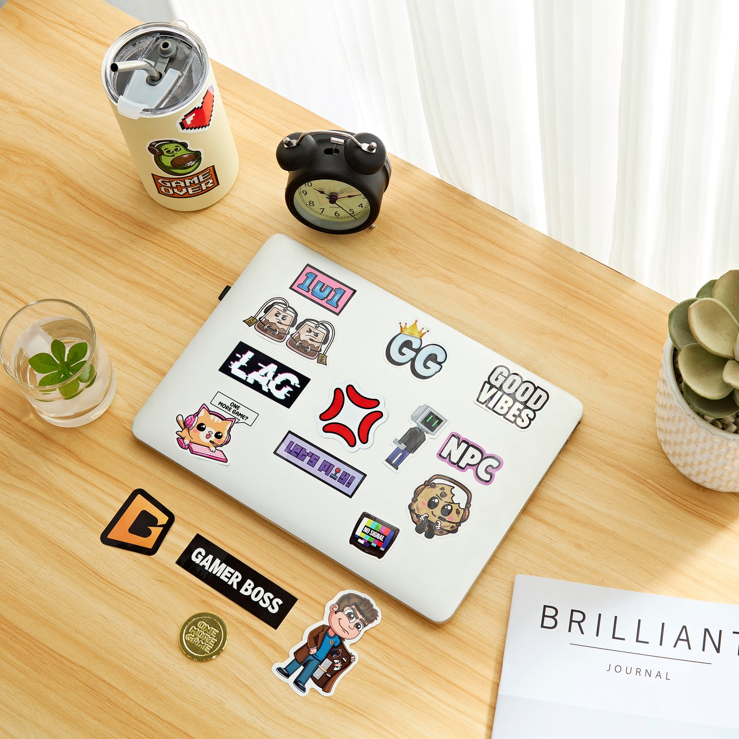 Gamer Boss Sticker Pack (64 Count)