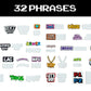Gamer Boss Sticker Pack (64 Count)